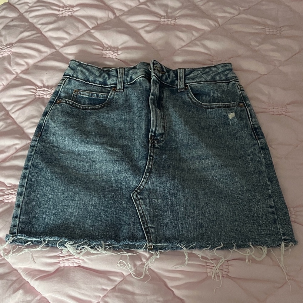 Denim Mini Skirt